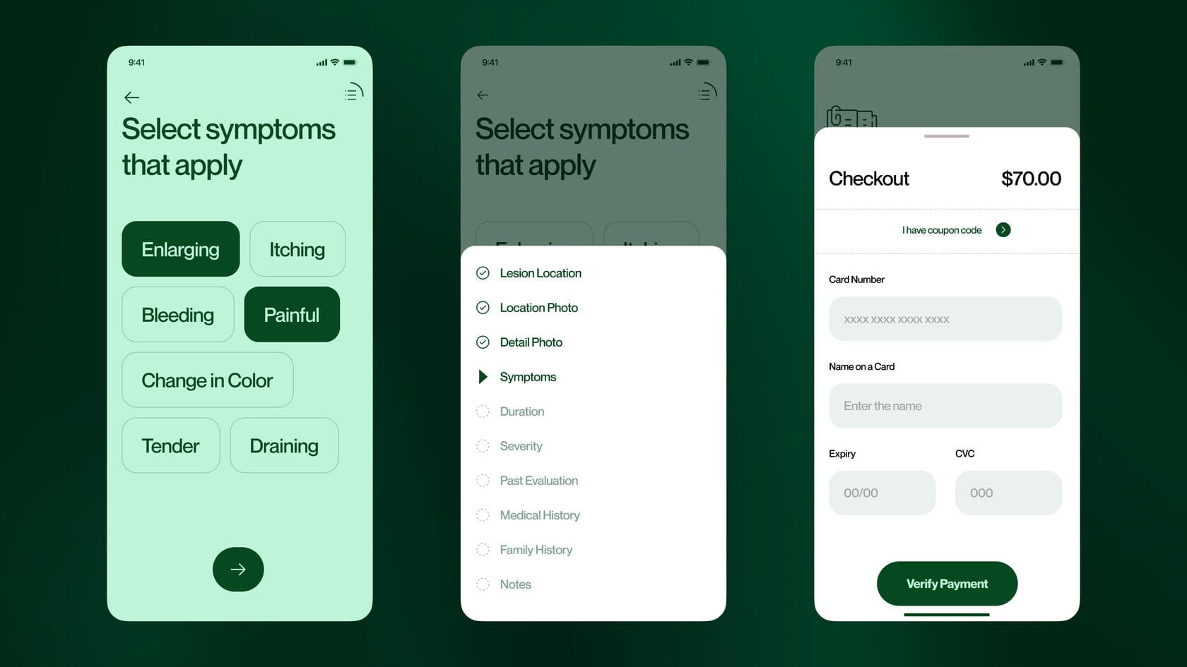 Check My Spot results view