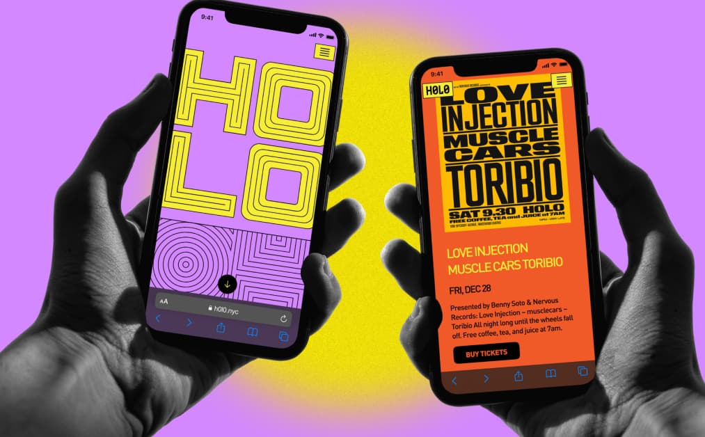 Holo Nightclub branding