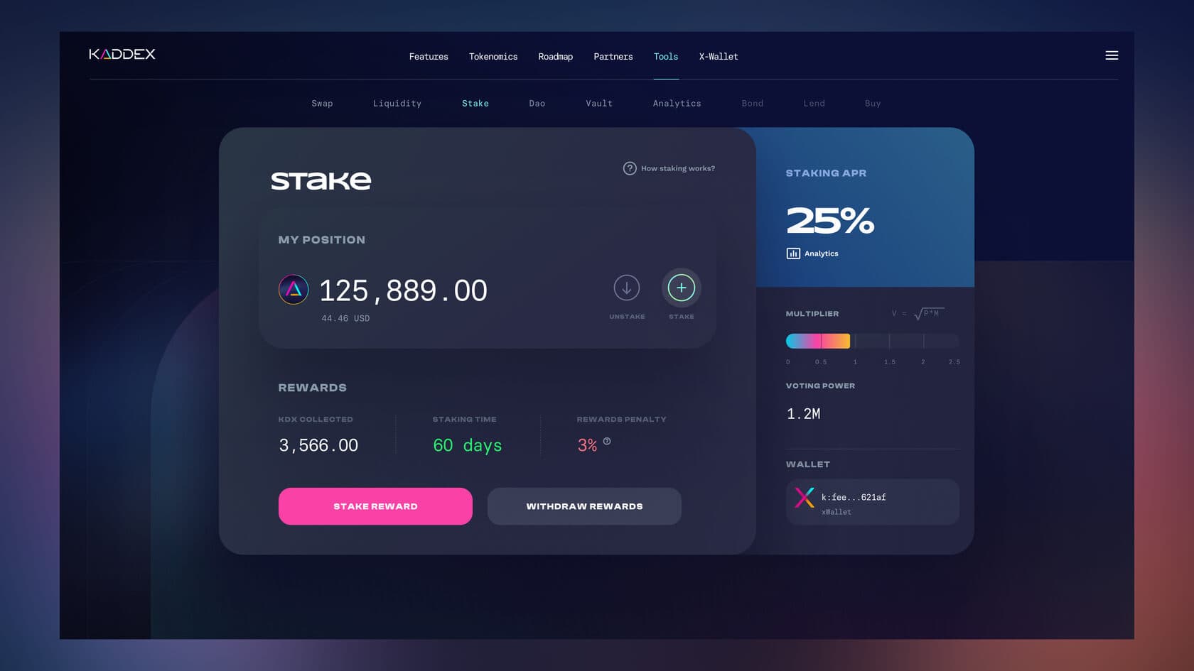 Kaddex governance panel