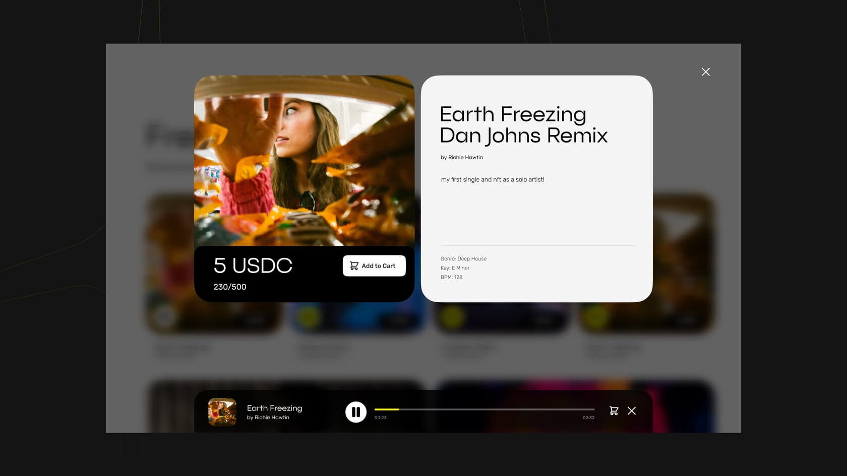Label NFT marketplace