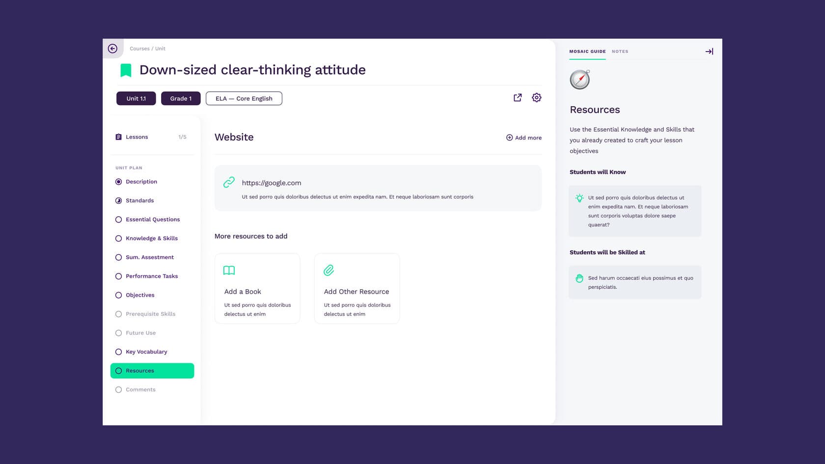 Mosaic sharing feature