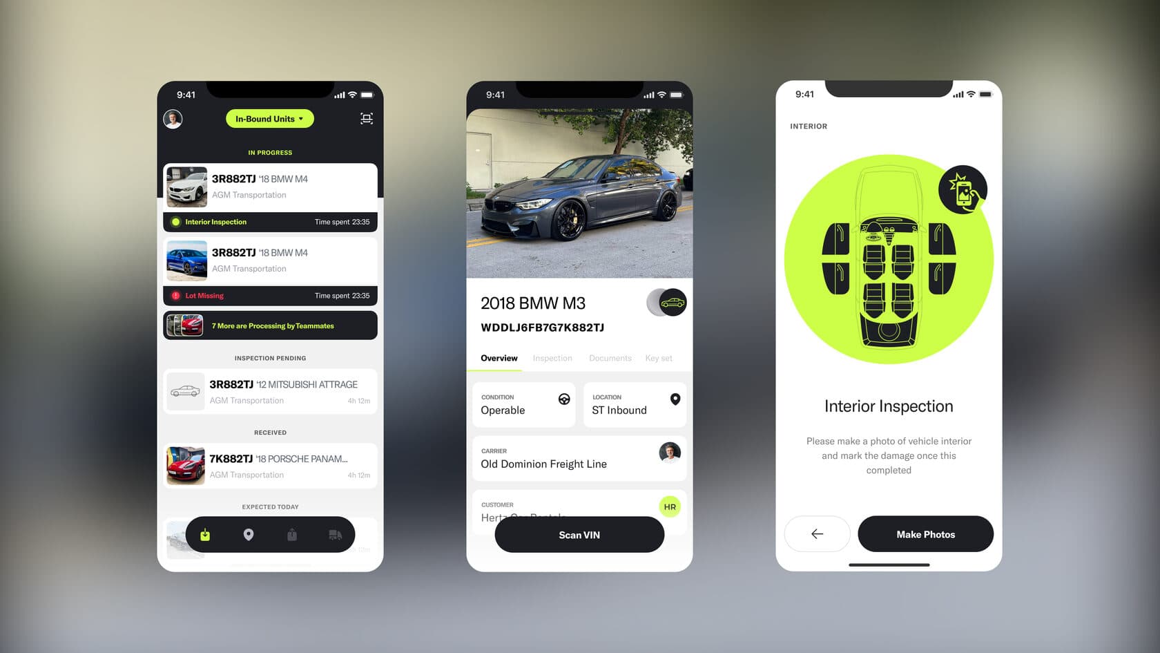 Workbook main screen